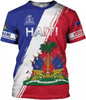 Customized Haiti 3D T-Shirt - Custom Name