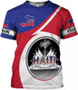 Customized Haiti Flag Pride T-Shirt - Custom Name