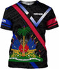 Personalized Haitian Flag 3D T-Shirt - Custom Name