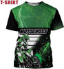 Personalized Dirt Bike Motocross 3D T-Shirt - Custom Name & Number