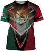Customized Mexican 3D T-Shirt - Custom Name