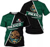 Customized Mexico 3D Shirt - Custom Name