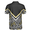 Personalized Road Bikes Pattern Cycling 3D Polo Shirt - Custom Name
