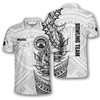 Personalized Tribal Bowling Polo Shirt - Custom Name