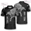 Personalized Viking The Raven Of Odin Tattoo Darts Polo Shirt - Custom Name & Team Name