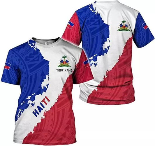 Customized Haitian 3D T-Shirt - Custom Name
