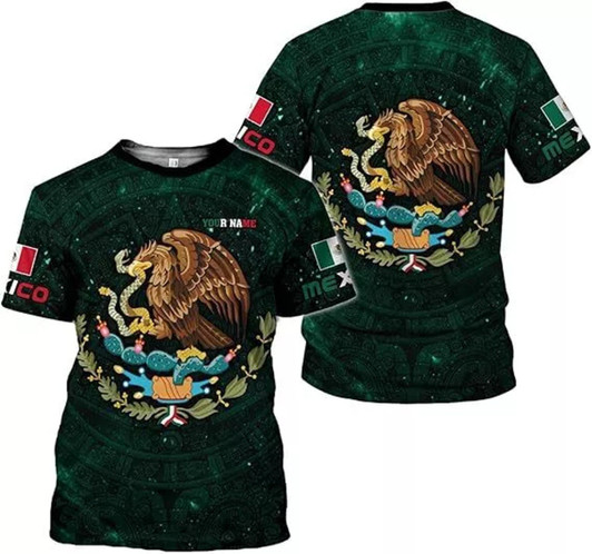 Customized Mexican T-Shirt - Custom Name