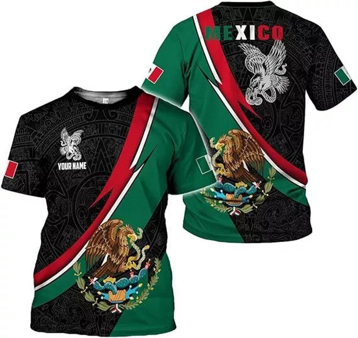 Personalized Mexican T-Shirt - Custom Name
