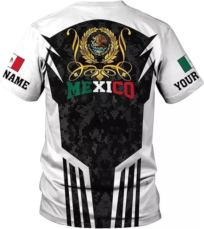 Personalized Mexico T-Shirt - Custom Name