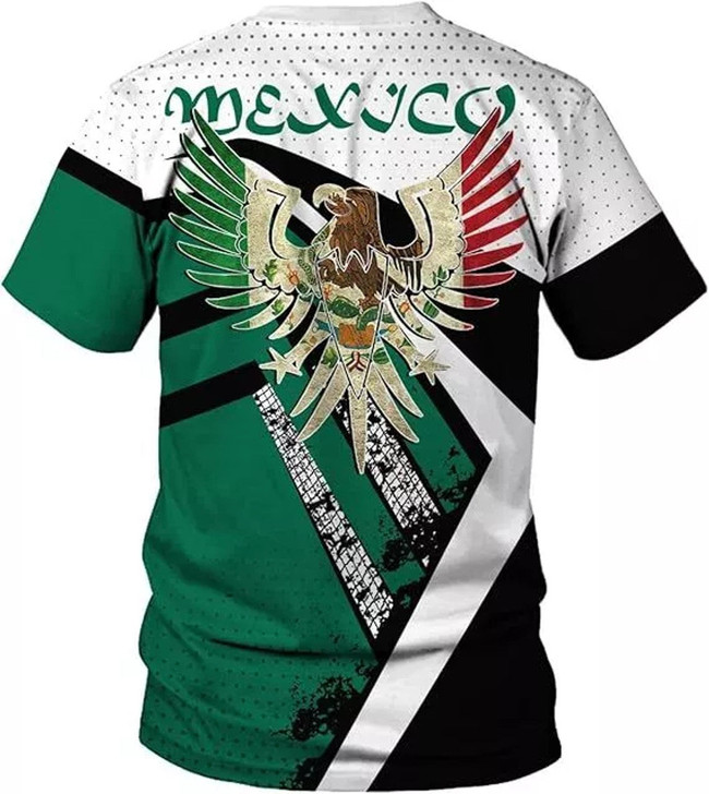 Customized 3D Mexico T-Shirt - Custom Name