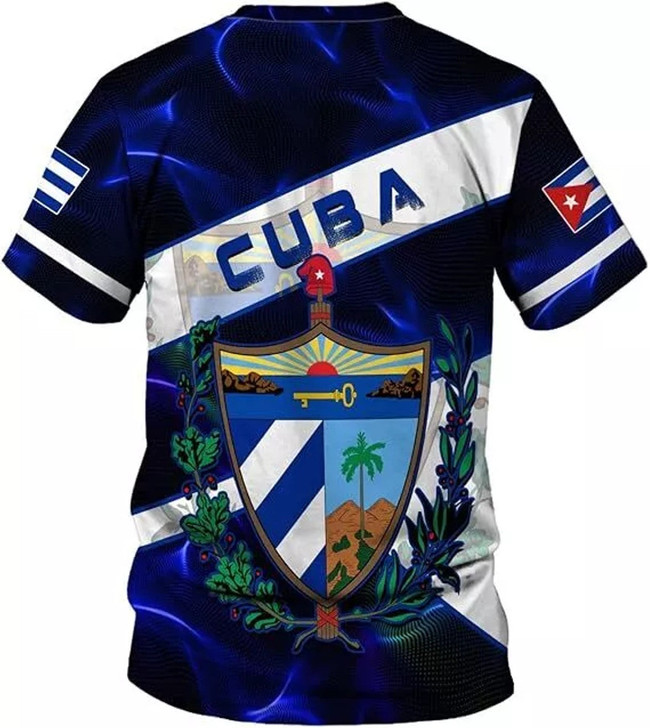 Customized Cuba 3D T-Shirt - Custom Name