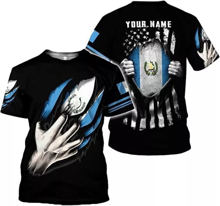 Personalized Guatemala 3D T-Shirt - Custom Name