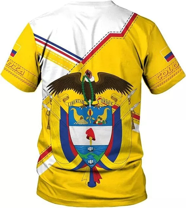 Customized Colombia T-Shirt - Custom Name