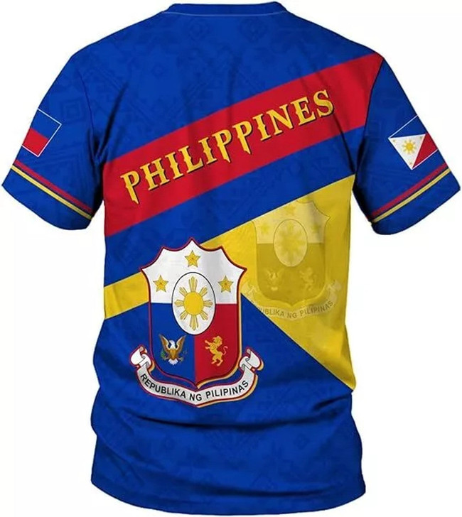 Customized Philippines 3D T-Shirt - Custom Name