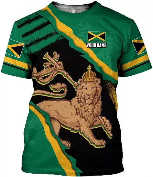 Personalized Jamaica 3D T-Shirt - Custom Name