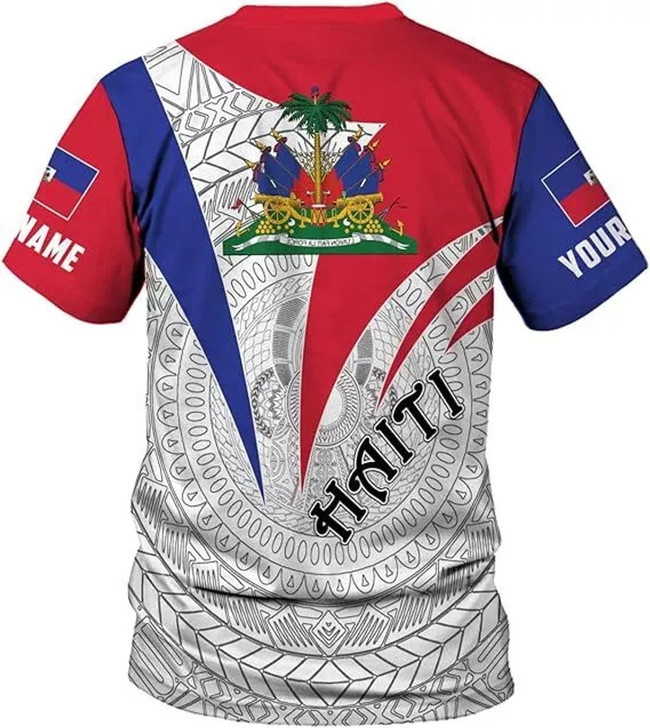 Personalized Haitian T-Shirt - Custom Name