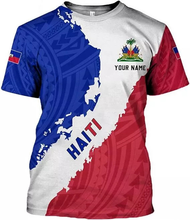 Customized Haitian 3D T-Shirt - Custom Name