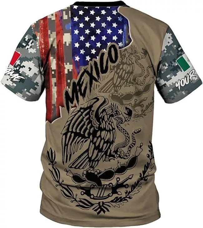 Customized Mexico T-Shirt - Custom Name