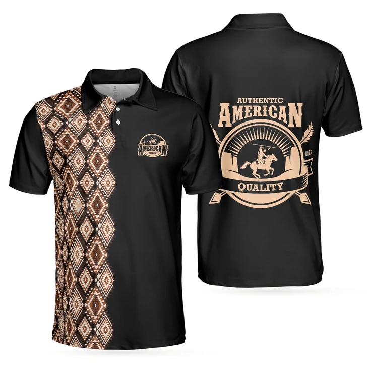 American Indian Navajo Pattern 3D Polo Shirt
