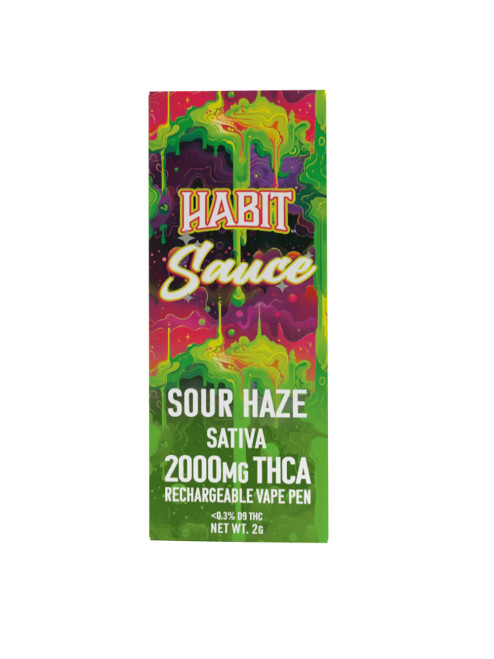 Habit THCa Sauce 2g Disposable - Sour Haze