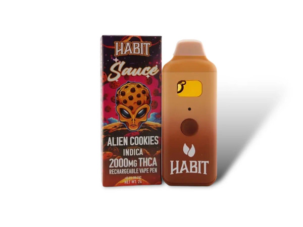 Habit THCa Sauce 2g Disposable Vape - Alien Cookies