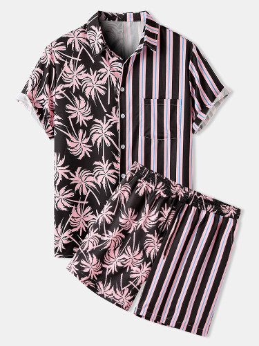Copy of Mens Floral & Stripes Print Light Designer Casual Drawstring Waist Loungewear Copy of Mens Floral & Stripes Print Light Designer Casual Drawstring Waist Loungewear