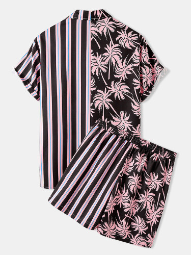 Copy of Mens Floral & Stripes Print Light Designer Casual Drawstring Waist Loungewear Copy of Mens Floral & Stripes Print Light Designer Casual Drawstring Waist Loungewear