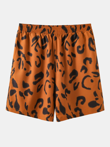 Mens Leopard Print Summer Light Causal Designer Suits Mens Leopard Print Summer Light Causal Designer Suits