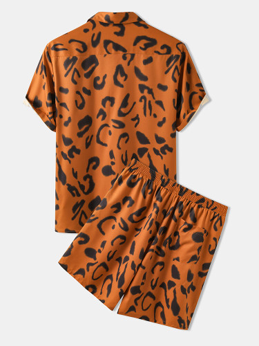 Mens Leopard Print Summer Light Causal Designer Suits Mens Leopard Print Summer Light Causal Designer Suits