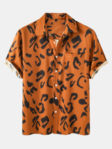 Mens Leopard Print Summer Light Causal Designer Suits Mens Leopard Print Summer Light Causal Designer Suits