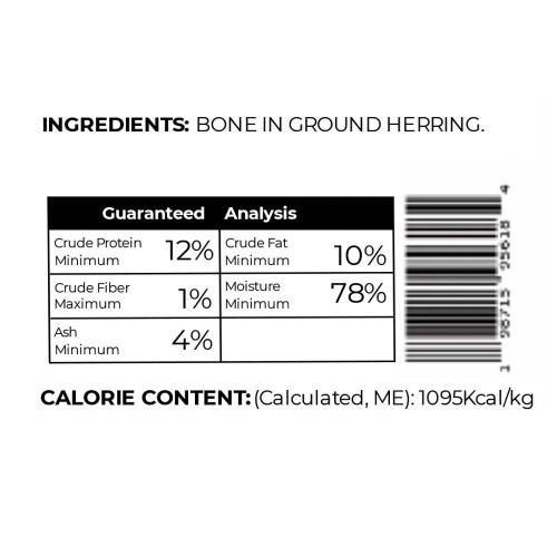 Ground Herring Raw Dog Food