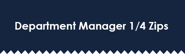 Department Manager 1/4 zips