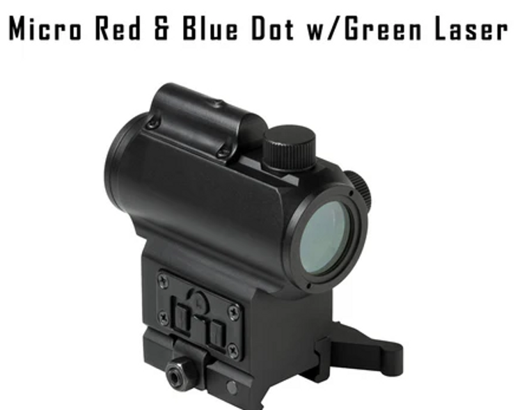 VISM Micro Red & Blue Dot w/ Green Laser