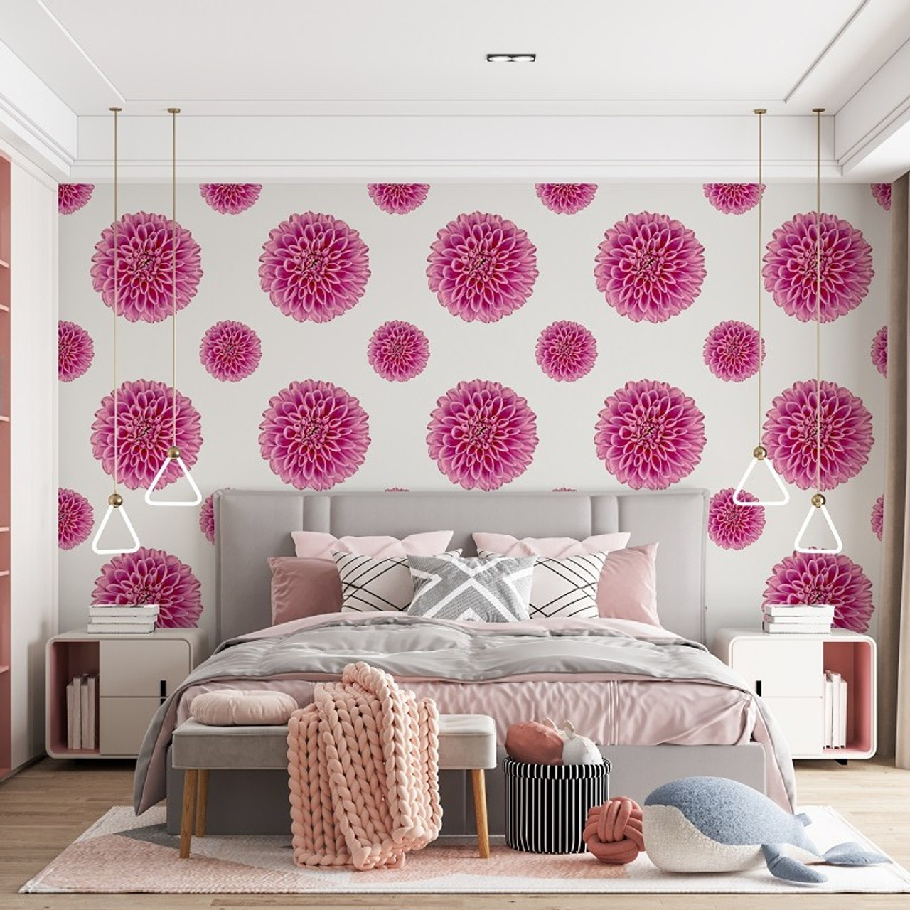 WOW Interiors Pink Flower Peel and Stick Self Adhesive Wallpaper Easily  Removable  Bedroom Living Room Corridor Background Eco Wallpaper 200 X 45  cm Multicolor LF1058WMD  Amazonin Home Improvement