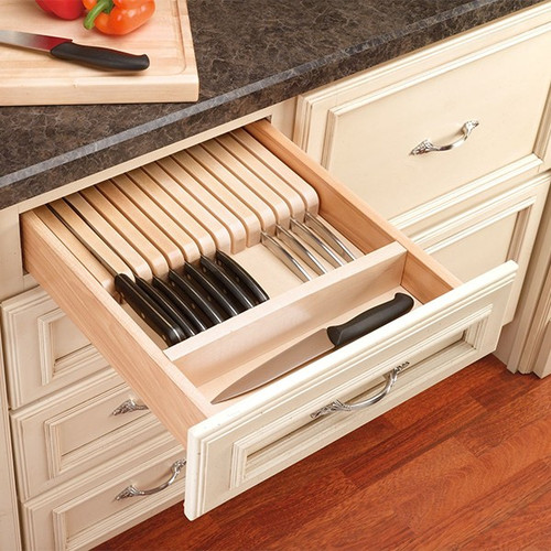 Knife Block Insert with Divider