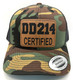 DD214 leather patch on Camo