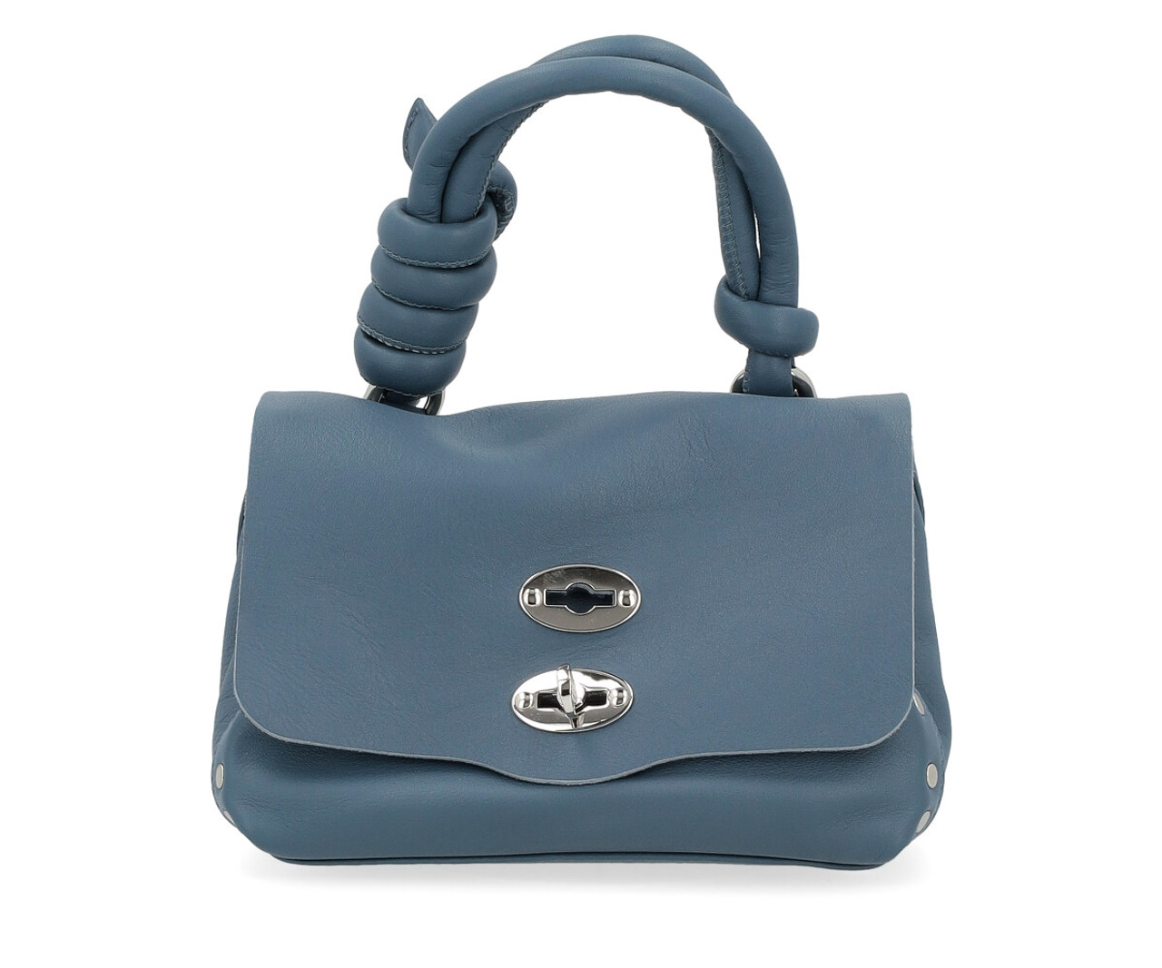 Borsa Zanellato Postina Piuma Knot Baby blue