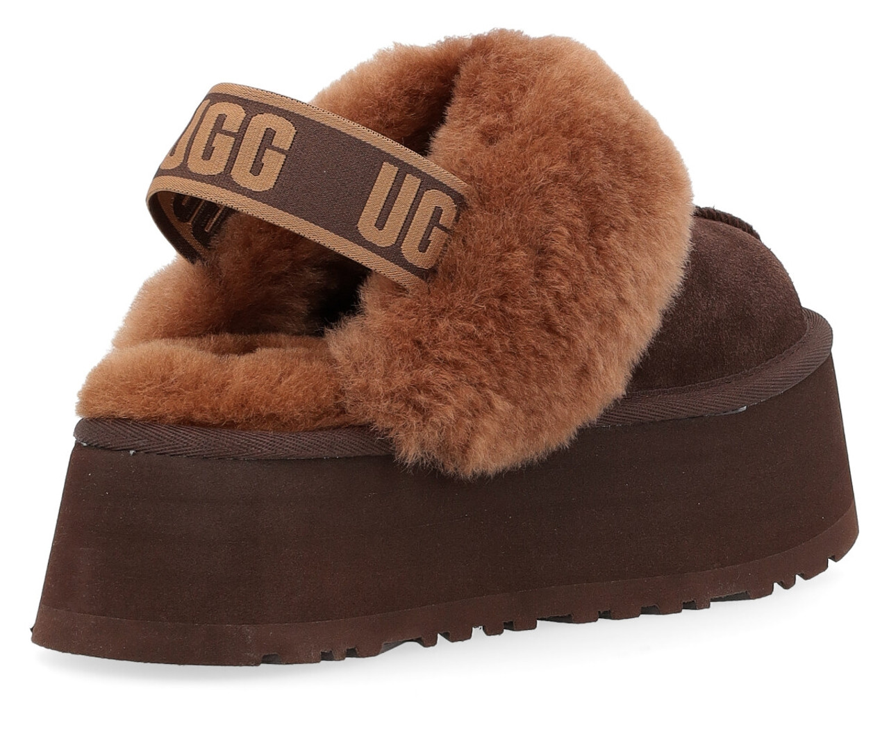 Slipper Ugg model Funkette brown | H-Brands