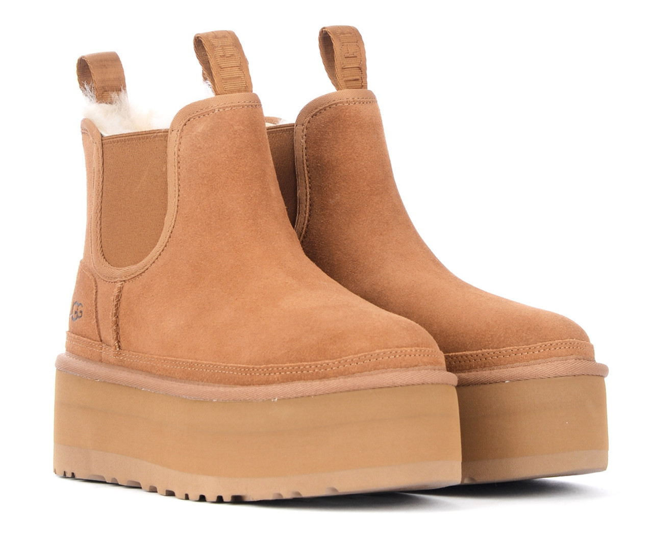 Chelsea boot UGG Neumel Platform leather-colored | H-Brands