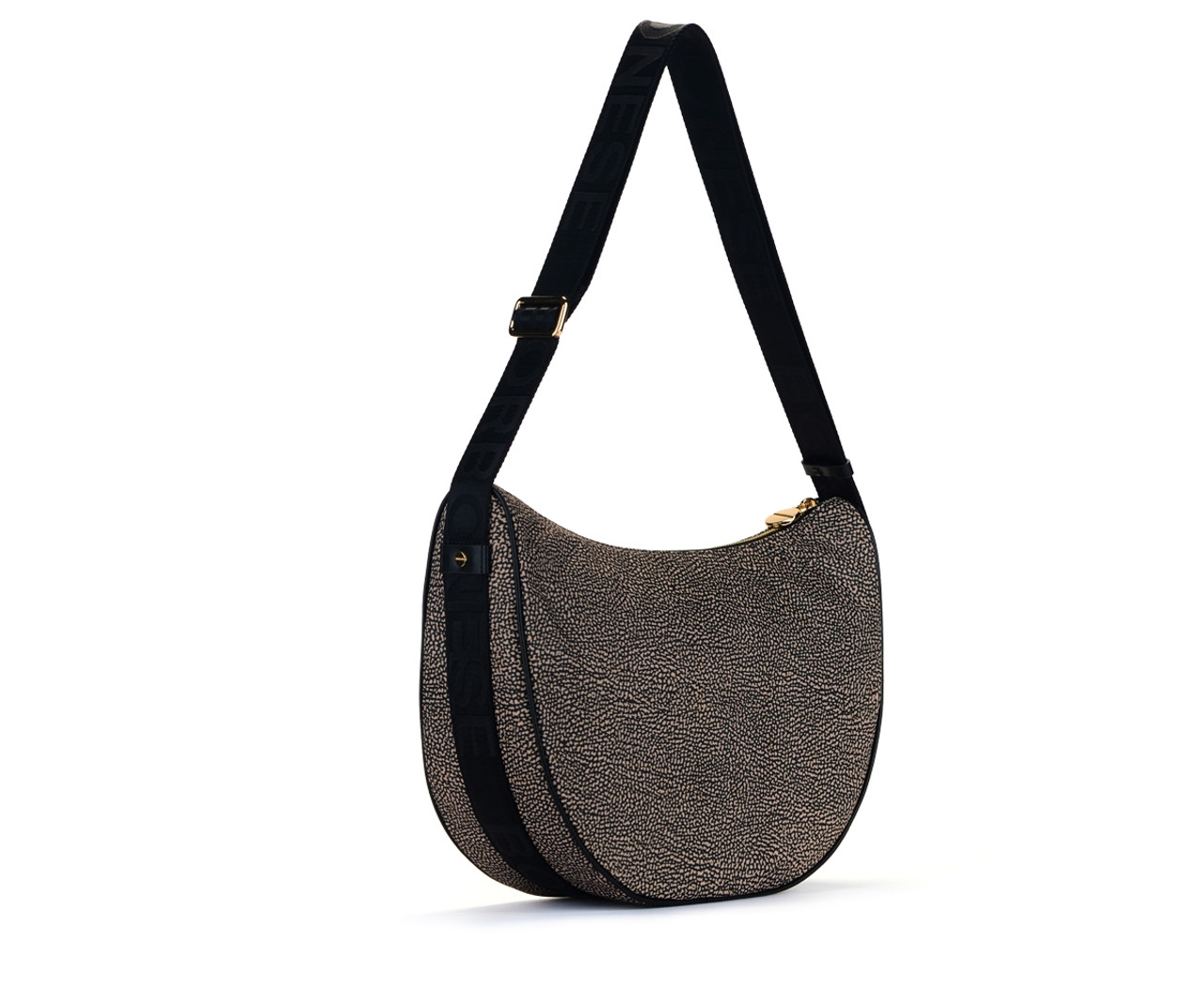 Bag Borbonese Luna Bag Middle in natural color OP nylon H Brands