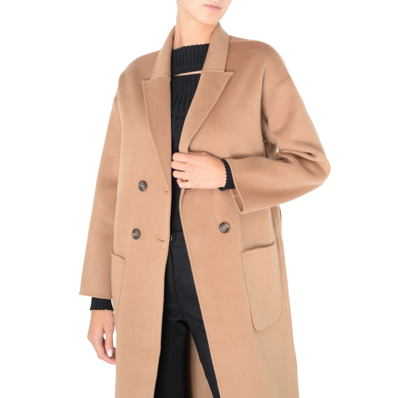 Coat Anine Bing Dylan camel colored H Brands