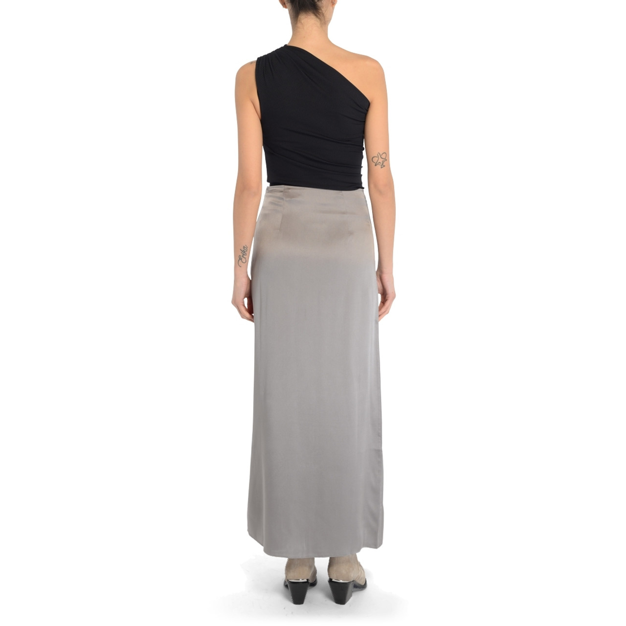 Midi skirt Anine Bing Alanna purple ash H Brands