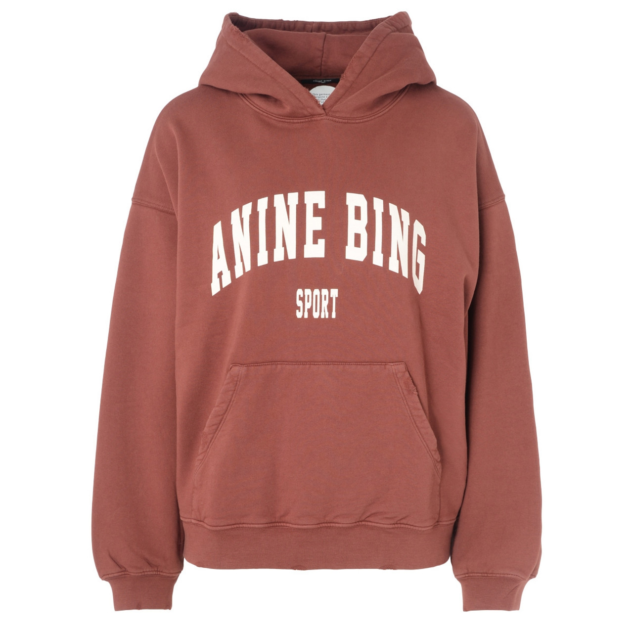 Sweatshirt Anine Bing Harvey burgundy color H Brands