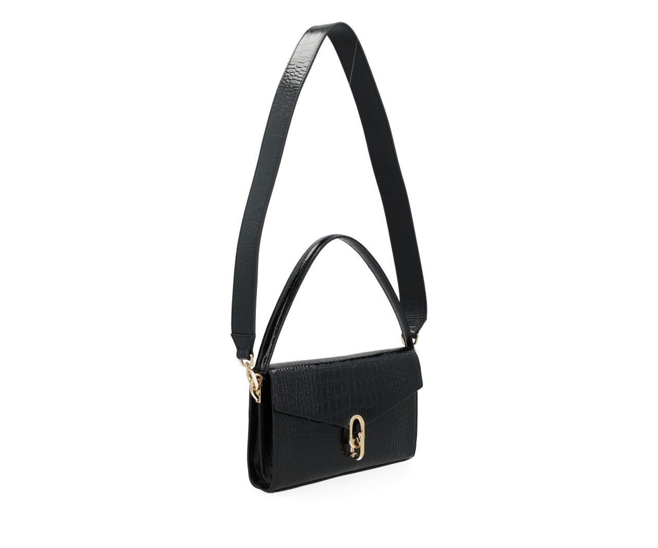 Shoulder bag Anine Bing Colette black leather H Brands