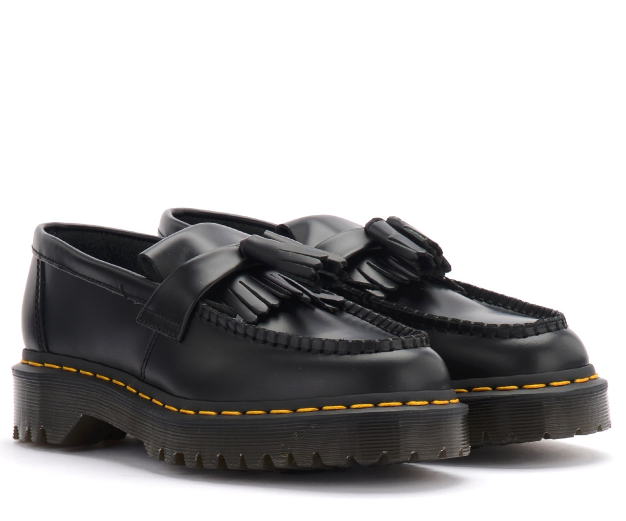 Mocassino con frangia Dr Martens Adrian Bex Smooth nero