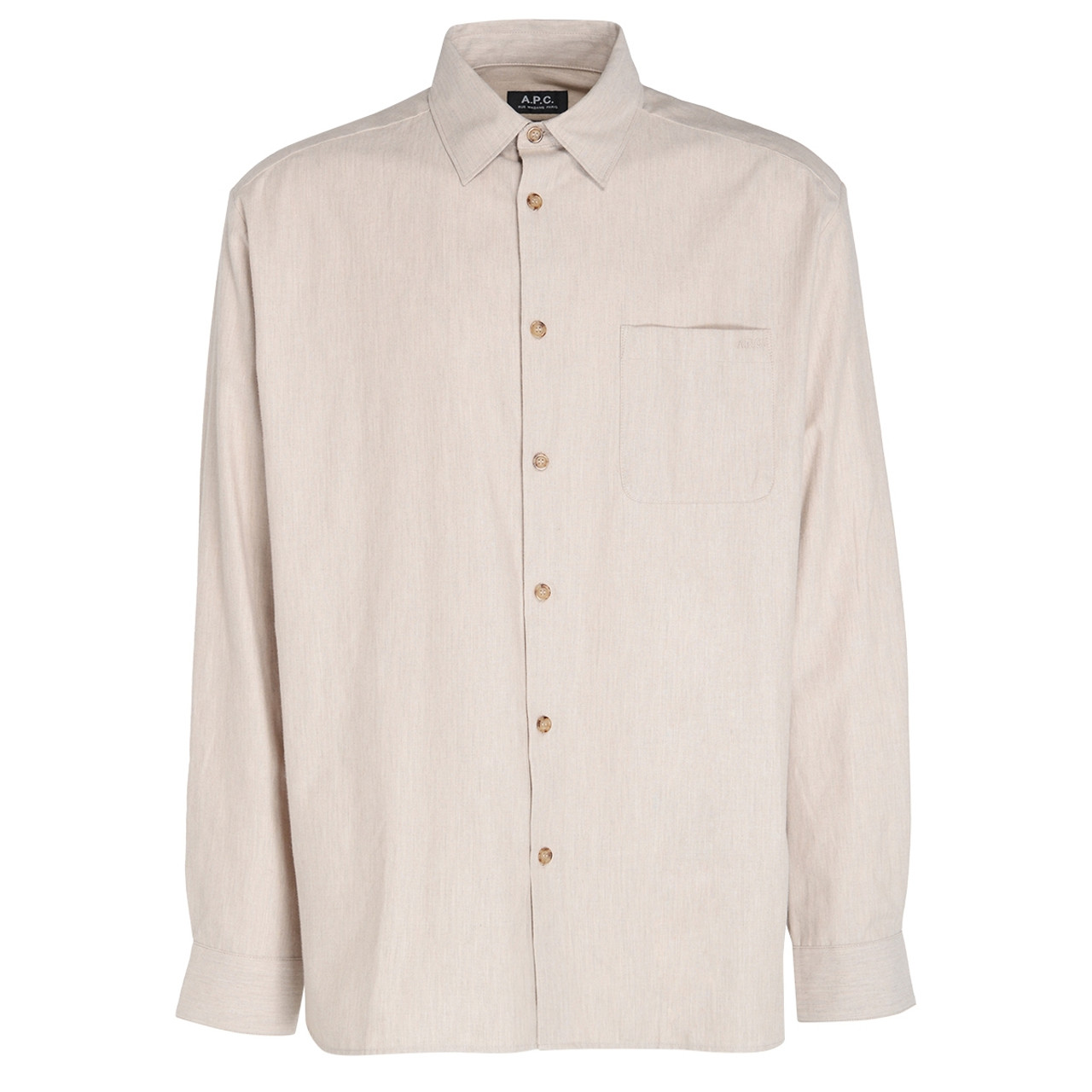 Camicia A.P.C. Malo beige