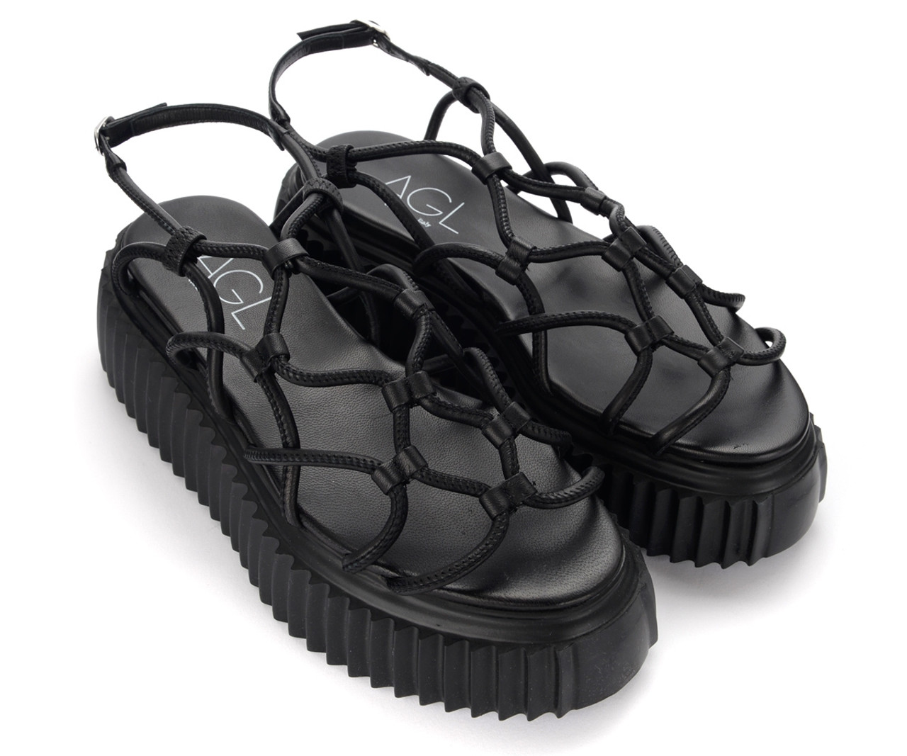 Sandal AGL Messy black H Brands