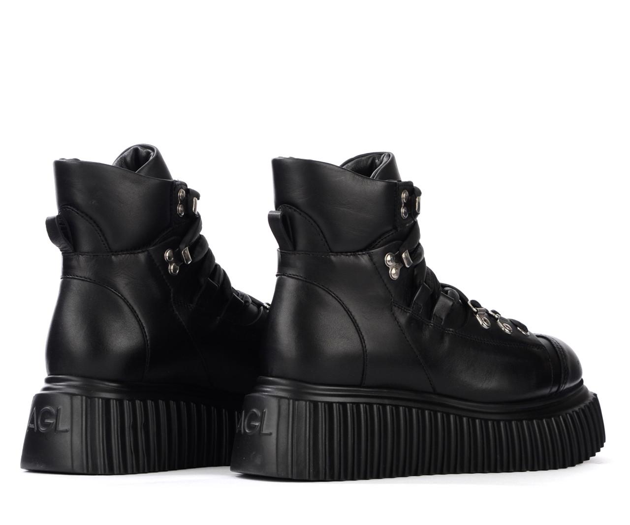 Combat boot AGL Black Iggy H Brands