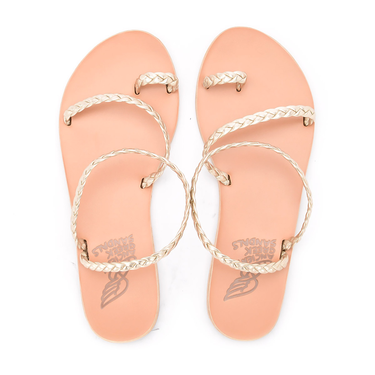 Ancient Greek Sandals Apli Eleftheria Swarovski Crystal-embellished Leather  Sandals in White | Lyst