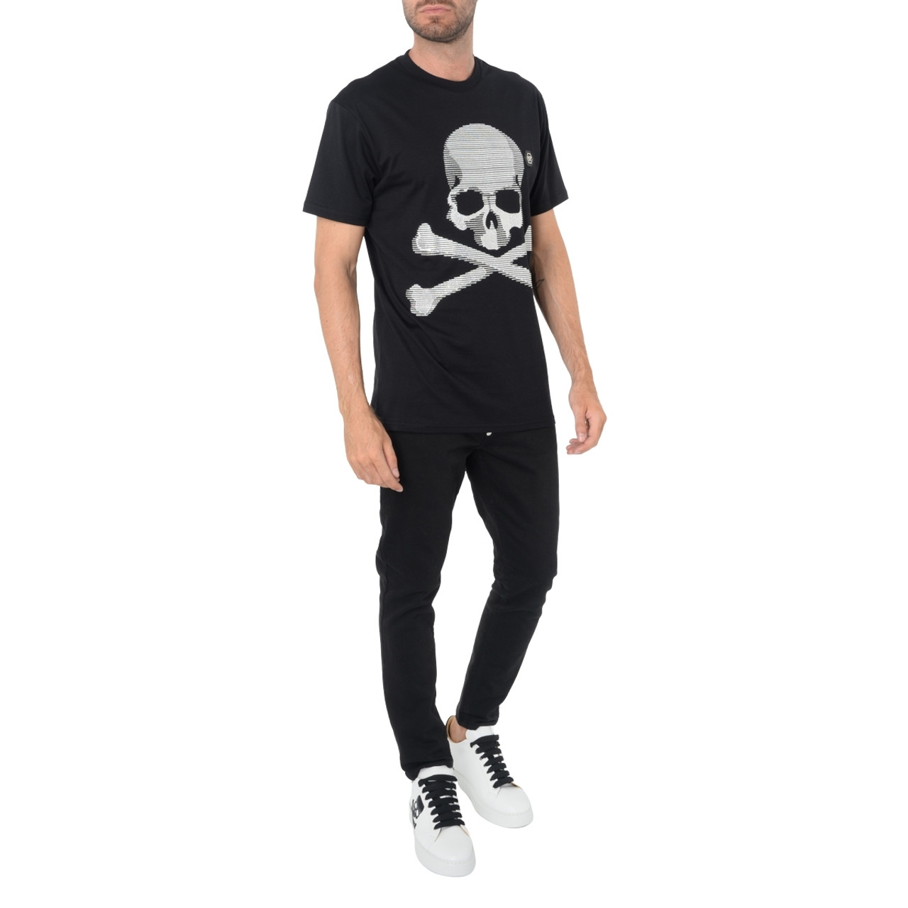 T-Shirt Philipp Plein SS Skull & Bones black | H-Brands